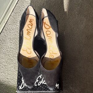 Sam Edelman Black Pointed Toe Heels